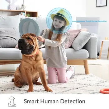 YI 2PC Smart Home Camera 1080p Full HD Interior Baby Monitor de Companie AI Omului, Camera IP, Camere de supraveghere Wireless de Detectare a Mișcării