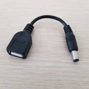 10buc/lot DC 5.5 mm x 2.1 mm de sex Masculin Adaptor pentru USB de Tip O Femeie de Date de Extensie Cablu de Alimentare 12cm