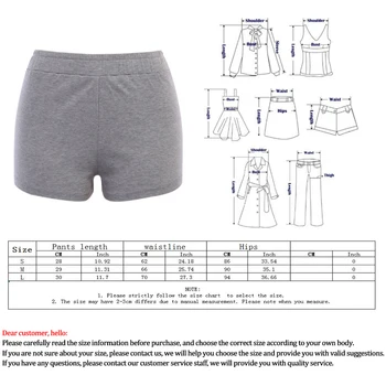 Imprimare De Moda De Înaltă Talie Pantaloni Scurți De Vară Femeie Simplă Elastic Talie Subțire Doamnelor Pantaloni Scurți Casual Gri Pantaloni Scurți Sexy Femei 2020