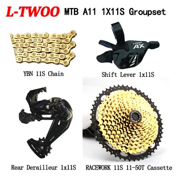 LTWOO AX11 Mountain Bike Groupset 11 Viteza Schimbator+Spate Deraileur+RACEWORk 11-50TCassette+YBN 11S Lanț 4 Bucata Set Vultur M8000