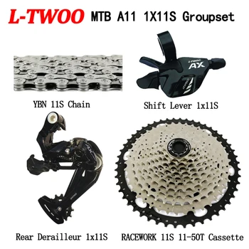 LTWOO AX11 Mountain Bike Groupset 11 Viteza Schimbator+Spate Deraileur+RACEWORk 11-50TCassette+YBN 11S Lanț 4 Bucata Set Vultur M8000