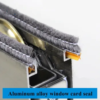 10M 3x 9mm geam decalaj de etanșare bandă de umplere ușă glisantă nylon perie gramada de etanșare bandă de Praf sursă de încălzire pentru Dulapuri Dulapuri hardware