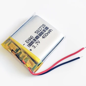 3.7 V 400mAh 582728 Litiu-Polimer LiPo Baterie Reîncărcabilă Li-ion celule Pentru Mp3 ceas inteligent PAD DVD E-book setul cu cască bluetooth