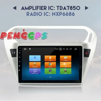 2 din Mozilla 8.0 7.1 Radio Auto Stereo Unitatii GPS pentru Peugeot 301 2016 2017 Masina DVD Player Audio Multimedia Gps-ul