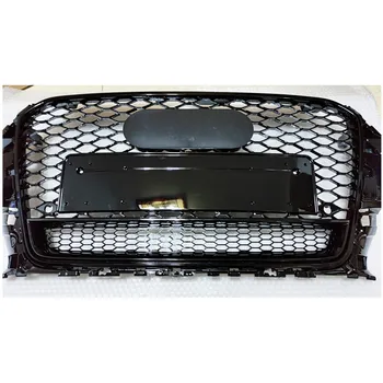 Fagure de miere Gratar Plasă de Luciu Negru pentru Audi A3/S3 8V 2016 RS3 Quattro Stil Hexagonale Plasă de Bara Fata Capota Grila
