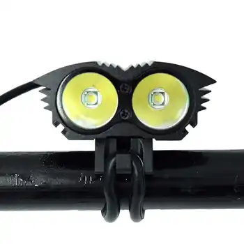 2* XML T6 LED Biciclete Lumina 3600lm Far de Biciclete 18650 Baterie Reîncărcabilă cu Bicicleta Lanterna Frontlight cu Bandă de susținere