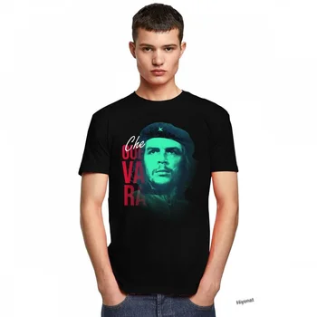 Moda Che Guevara T Camasa Barbati Erou Mâneci Scurte de Bumbac T-shirt de Imprimare Cuba Cubanez Socialismul Libertatea Topuri Tricou Streetwear