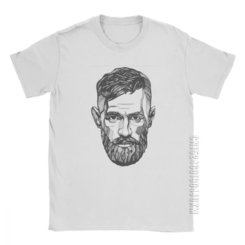 Este Conor McGregor În Inima Ta Tricouri Barbati Luptător Topuri Cu Maneci Scurte Moda T-Shirt O De Gât Tees Bumbac Plus Dimensiune