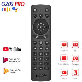Smart Home Air Mouse-ul Google Asistent G20s Pro 433 Mhz IR Voce Giroscop Universial Control de la Distanță Netflix pentru Android TV Box