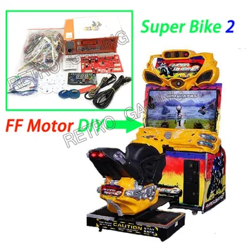 Super Bike 2 DIY kit placa de baza cu fire panou de control cu LED-uri pentru Operatorul Monedă Arcade Joc de Masina de Curse Masina de Amuzament