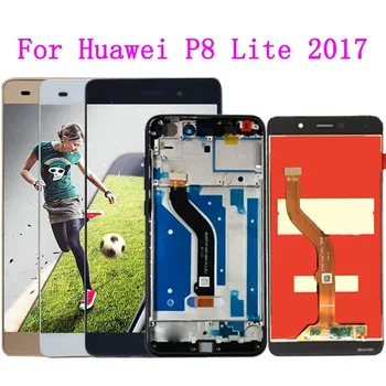 Pentru Huawei P8 Lite 2017 Display LCD Touch Screen Digitizer Asamblare Cu Cadru Înlocuitor Pentru Huawei P8 Lite 2017 LCD