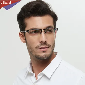 2018 Afaceri Uomini Unic Fotocromatiche Lega di Miopia occhiali TR90 Telaio Finito occhiali -1.00 -1.50 -2.00 La -4.00