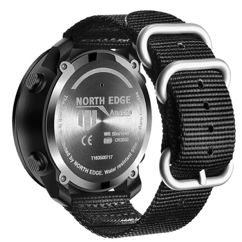 MARGINEA de NORD Ceasuri Digitale Bărbați Altimetru Barometru Busola Sport Rulează Ceas de Ceas Alpinism Drumeții Impermeabil Ceasuri de mana