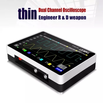 FNIRSI-1013D comprimat Digital, osciloscop dual channel 100M lățime de bandă rată de eșantionare 1GS tableta osciloscop digital