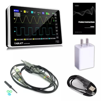 FNIRSI-1013D comprimat Digital, osciloscop dual channel 100M lățime de bandă rată de eșantionare 1GS tableta osciloscop digital