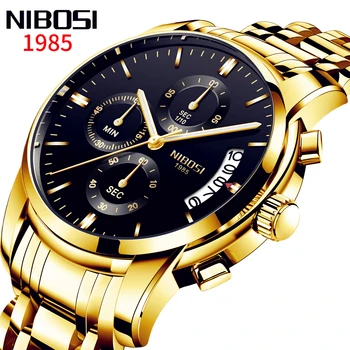 NIBOSI 2020 Bărbați Ceasuri de Top de Brand de Lux AutoDate Sport Cuarț Ceas pentru Bărbați Multifunctional rezistent la apa de sex Masculin Ceas Relogio Masculino
