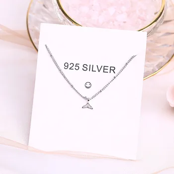 Populare Femei Bijuterii Coliere Argint 925 Dublu-strat Clavicula Lanț Colier Pandantiv pentru Petrecerea de Nunta Cadou de naștere.