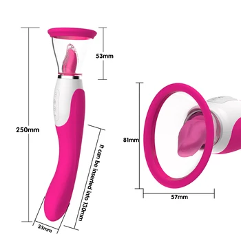 Stimulator Clitoris Vagin Suge Vibratorul Limba Orală Frământa Jucărie Penis artificial Jucarii Sexuale pentru Femei Masturbator Pussy Biberon Masturbari Erotic