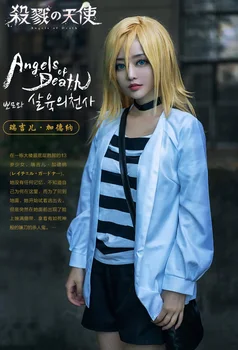 Îngerii Morții Cosplay Rachel Gardner Cosplay Costum Femei Anime Satsuriku nu Tenshi Ray Uniforme Sac de Cosplay elemente de Recuzită