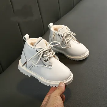Noua Toamna Iarna Pentru Copii Cizme De Moda Băieți Fete Super Cald Pantofi Copii Băieți Fete Cizme De Zapada Copii Cizme Martin D530