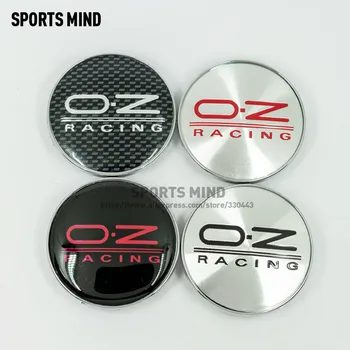 4 X 68MM 8 CULORI OZ Racing Car Wheel Hub Centru Capace Auto Reamenajate Emblema Logo-ul de Praf-Dovada Capacul