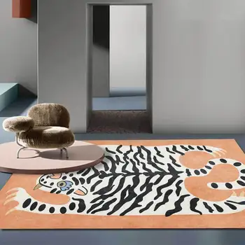 Noul desen Animat Animale Serie Covor Copil Zonă de Joacă pentru Covoare Drăguț piele de Tigru 3D Imprimate Covoare pentru Camera Copii Joc Covor Acasă Covorase