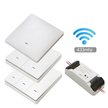 WiFi RF DIY Wifi Smart Switch Tuya Inteligent Întrerupător Comutator Wireless Controller Lumina 433Mhz RF Perete DIY Releu Temporizator