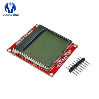 5pcs Dot Matrix LCD Module Monitor Alb Iluminare Adaptor PCB 84*48 84x48 5110 Ecran Pentru Controller Arduino 3.3 V