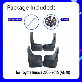 Pentru Toyota Innova AN40 2006~2007 2008 2009 2010 2011 2012 2013 Accesorii Auto Mudflap Fender Auto Piese de schimb