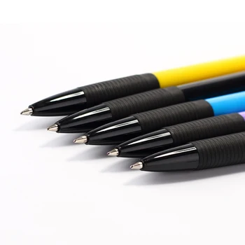 30 sau 60pcs/set Gros de Plastic, Pix Albastru Cerneală Ieftine Apăsați Pix 0.7 Mm Classic Ball-point Pen Școală de Aprovizionare
