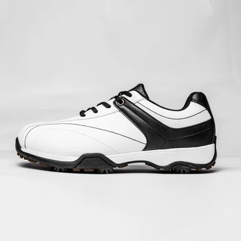 Pantofi de Golf pentru Barbati din Piele de Calitate pentru Bărbați Pantofi de Golf Impermeabil în aer liber Adidasi Crampoane Breatheble Anti-alunecare Pantofi Piroane Profesie