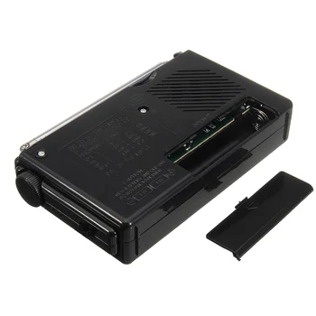 Boxe Wireless Portabil AM/FM Mini 9 Benzi Radio Antenă Telescopică Handsfree P ocket Mono Difuzor Receptor în aer liber