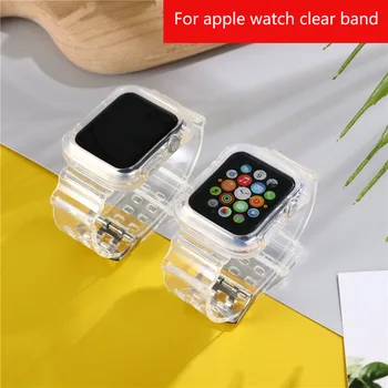 Pentru iwatch Curea Pentru Apple Watch band seria 6 5 4 3 2 1 transparant Bratara SE 38 42 40 mm 44mm