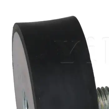 VD Tip Anti-Vibrații din Cauciuc se Montează Amortizor de Șoc M12 75 x 25mm Negru