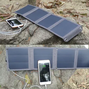 Panou Solar Încărcător 14W USB 5V Solare Încărcător de Baterie pentru iPhone 6 6s 7 8 X Xr Xs 11 12 iPad, Samsung, Huawei, Xiaomi, OPPO Vivo etc.