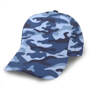 CINESSD Militare de Camuflaj Model Albastru Șapcă de Baseball femei barbati sepci snapback Stil Clasic palarie Casual Sport în aer liber cap