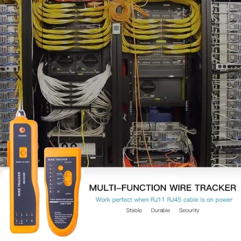 Sârmă de telefon Tracker Trasor RJ11 RJ45 Cat5 Cat6 Toner Ethernet LAN Tester de Cablu de Rețea Detector de Linie Finder