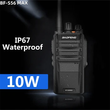2020 IP67 rezistent la apa Baofeng S56 Max 10W Putere Mare de Emisie-Receptie UHF рация FM Transceiver Distanta de 10 km Portabil Ham Radio