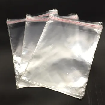 100 Buc Clar Resigilabil Celofan/BOPP/Poli Pungi Transparente Opp Sac, de Ambalare Pungi de Plastic Auto-Adeziv de Etanșare
