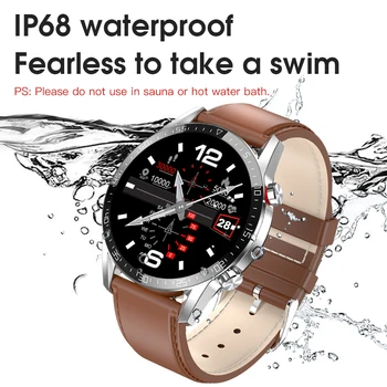 Timewolf Ceas Inteligent Android Bărbați Marele Ecran Smartwatch Ecg Ppg Ip68 apelare Bluetooth Smart Watch Pentru Telefonul Android IOS Iphone 2020