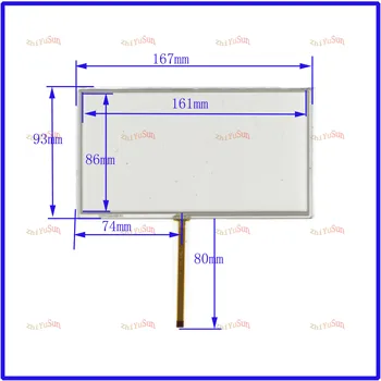 ZhiYuSun pentru JVC KW-AVX810 7inch Touch Screen glass 4 linii rezistiv USB touch panel kit de suprapunere ECRAN TACTIL