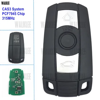 WALKLEE de la Distanță Inteligent Cheie se potrivesc pentru BMW CAS3 Sistem de Intrare fără cheie 315MHz semnal FSK cu PCF7945 Cip 3 Butoane