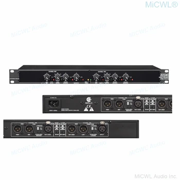 Profesionale 3 Canal Divizor De Frecvență 2 Mod De Counter-Jos Bass Stereo Procesor De Semnal Digital