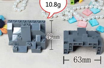 Munte Caramida 4x8x5 Rock Panoul de DIY bloc Părți Jucărie Compatibil cu Alte Brand Asambla Particule