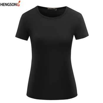 4 Culori S-2XL Plain T Camasa pentru Femei de Vară Elastic de Bază T-shirt Femei Topuri Casual cu Maneci Scurte T-shirt Femei
