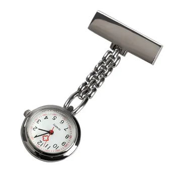 Moda Mini Asistenta Masă, Ceas de Buzunar cu Clip Brosa Lanț de Cuarț Ceasuri Cadouri AUG889