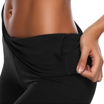 Hecatal Femei Colanti Sport Femei Fitness Yoga Colanti cu Buzunare pantaloni de Trening Femei Yoga Pantaloni cu Buzunare Pantaloni de Yoga