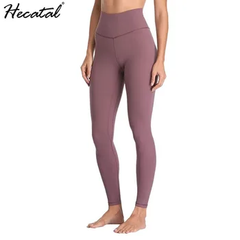 Hecatal Femei Colanti Sport Femei Fitness Yoga Colanti cu Buzunare pantaloni de Trening Femei Yoga Pantaloni cu Buzunare Pantaloni de Yoga
