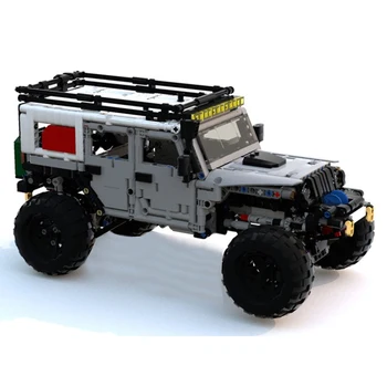 1260Pcs 1:10 Vehicul Off-Road Blocuri de Control de la Distanță Masina de Cărămizi de Jucărie MOC Stem Jucărie Pentru Copii Jucarii-Cadou Dinamic Versiune