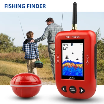 Meniul Rusă Erchang F3/C Wireless Portabil Sonar Fish Finder Sondă De Adâncime Pește Radar De Pescuit, Sonar Fishfinder